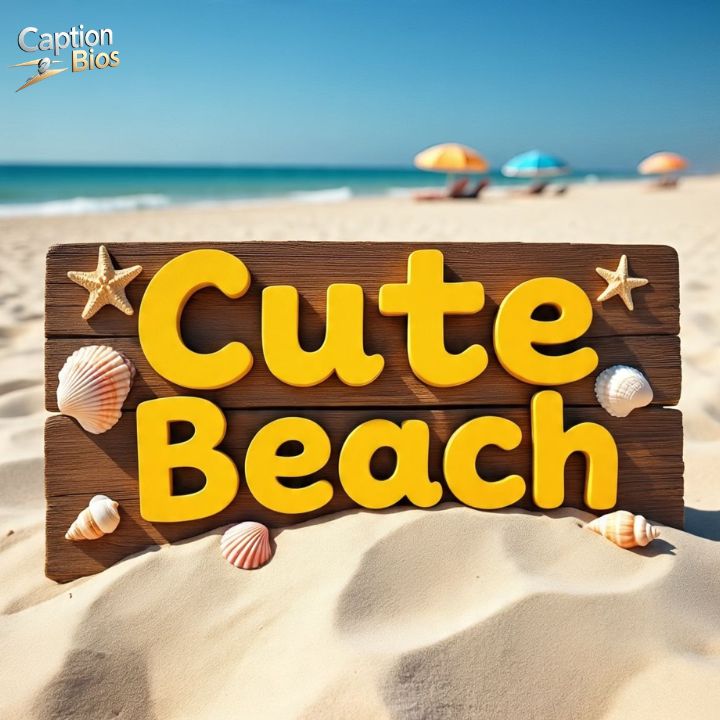 Cute Beach Captions 🐚💖🌊