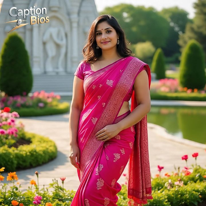 Short Saree Captions For Instagram In Hindi