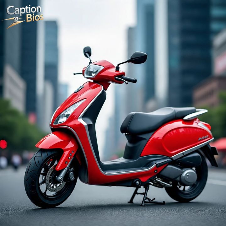 Short and Catchy Scooty Captions That Pop
