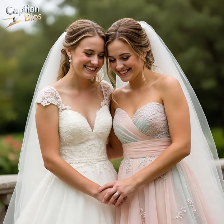 Sisterly Love Wedding Captions