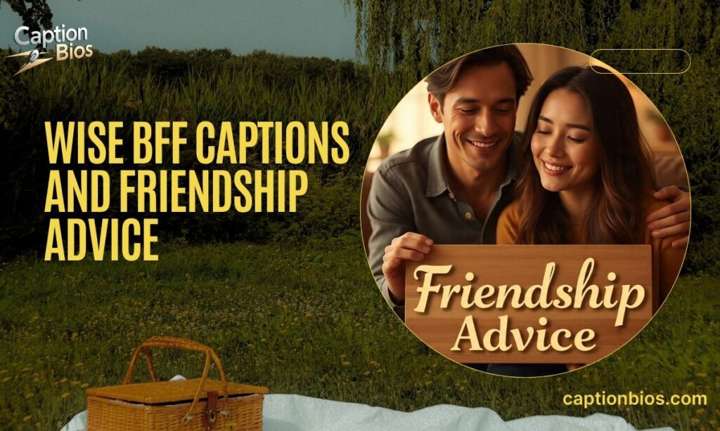 Wise BFF Captions and Friendship Advice