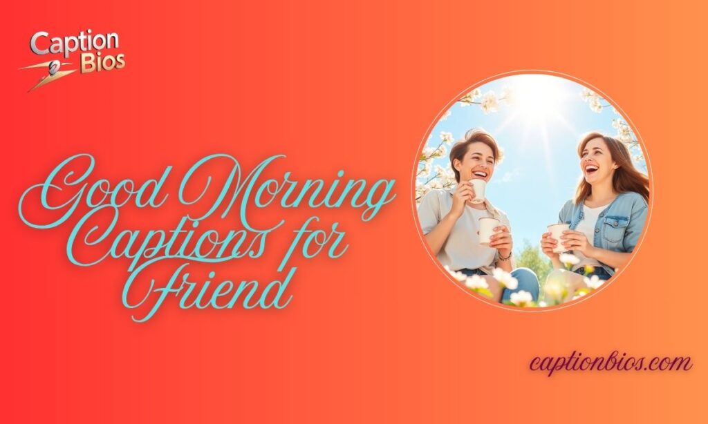 Good Morning Captions for Friend