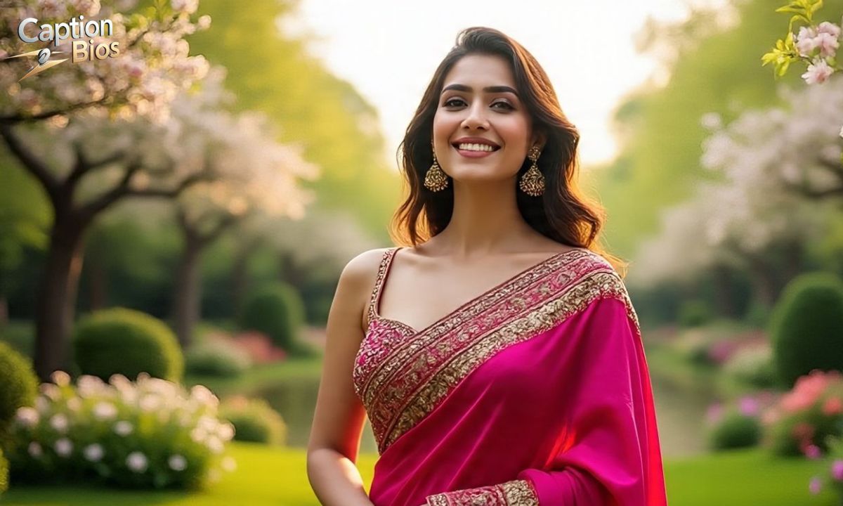 500+ Saree Captions For Instagram In Hindi & English