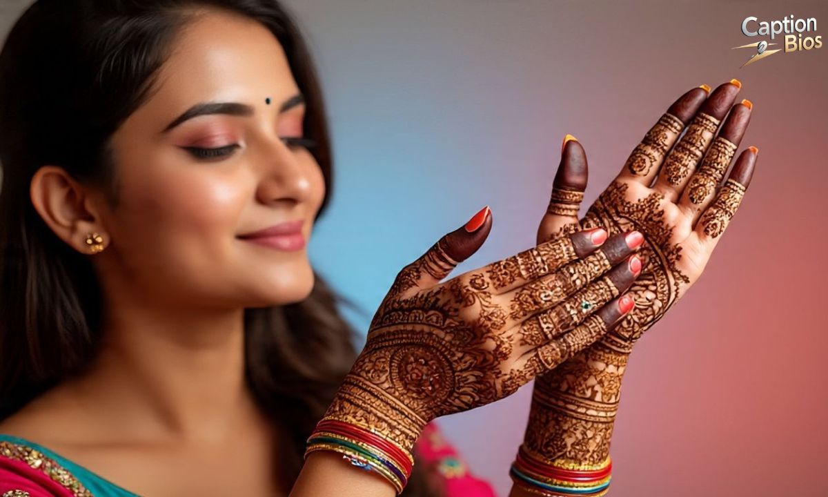 800+ Stylish Mehndi Captions for Instagram in 2025