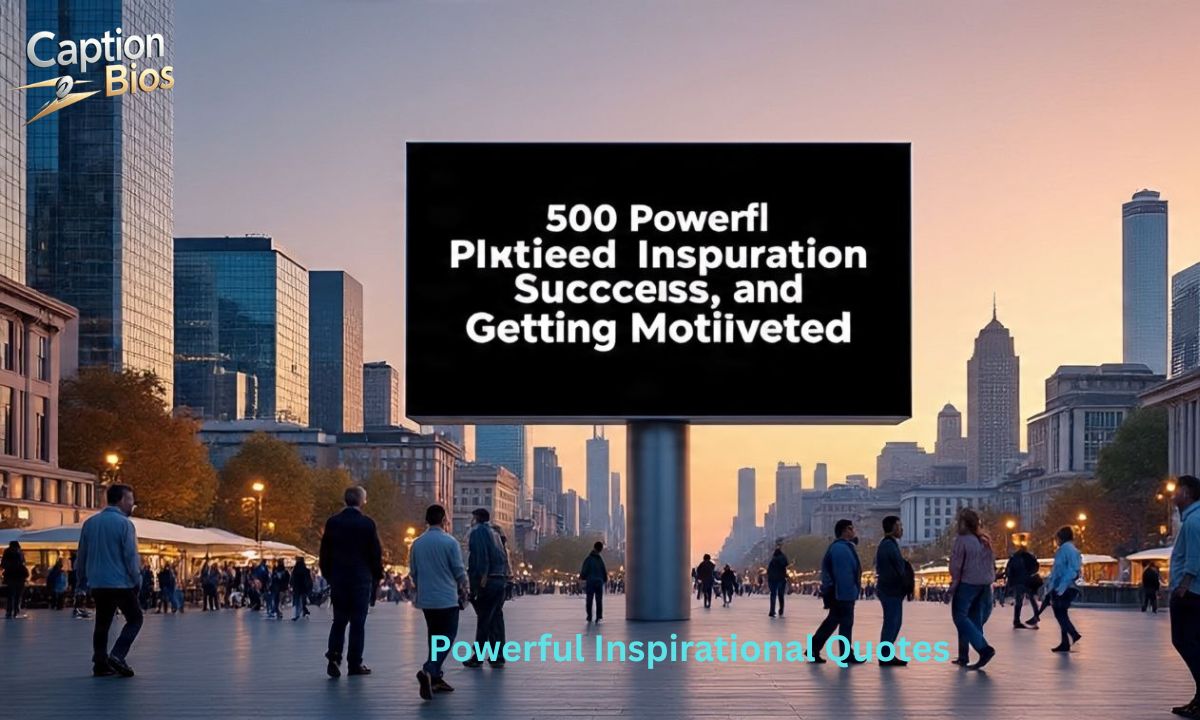 500 Powerful Inspirational Quotes About Life, Success and Getting Motivated