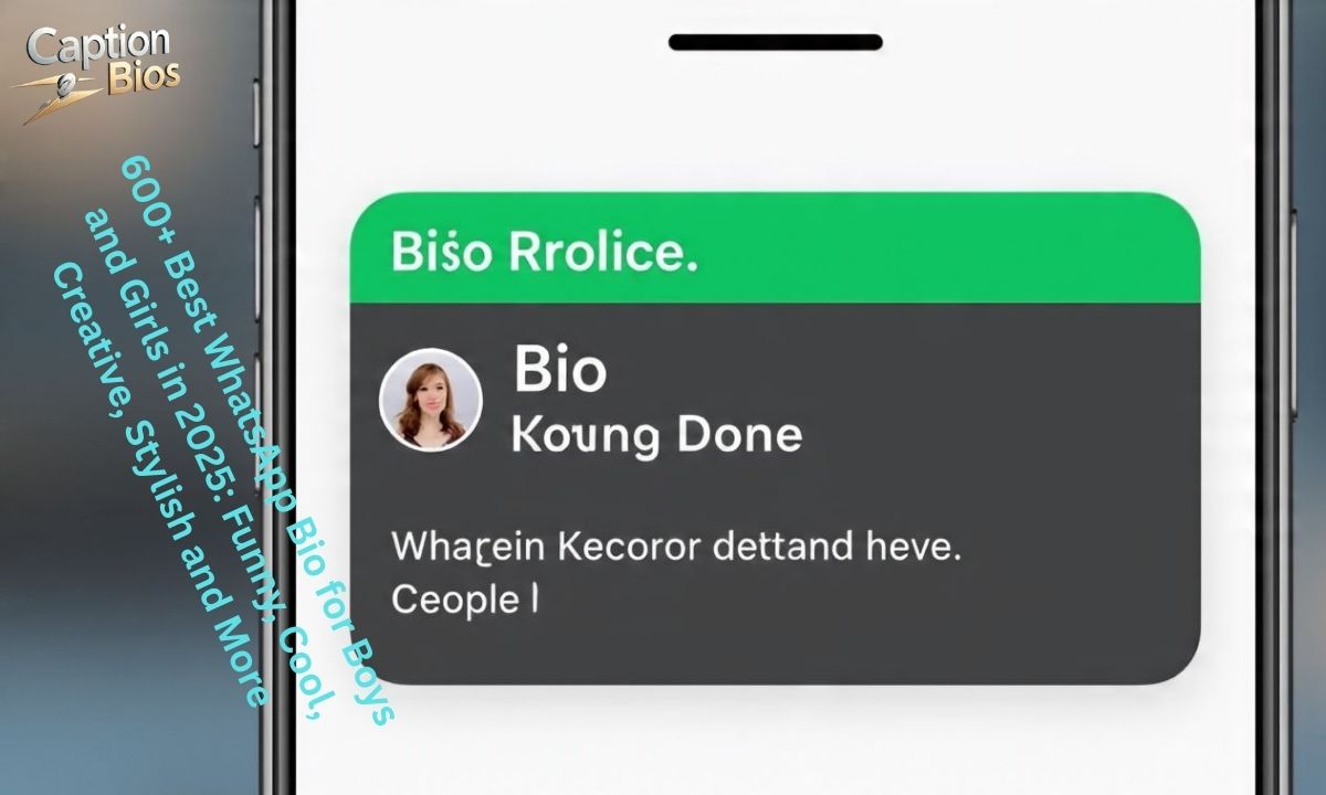 600+ Best WhatsApp Bio for Boys and Girls in 2025 Funny, Cool, Creative, Stylish and More