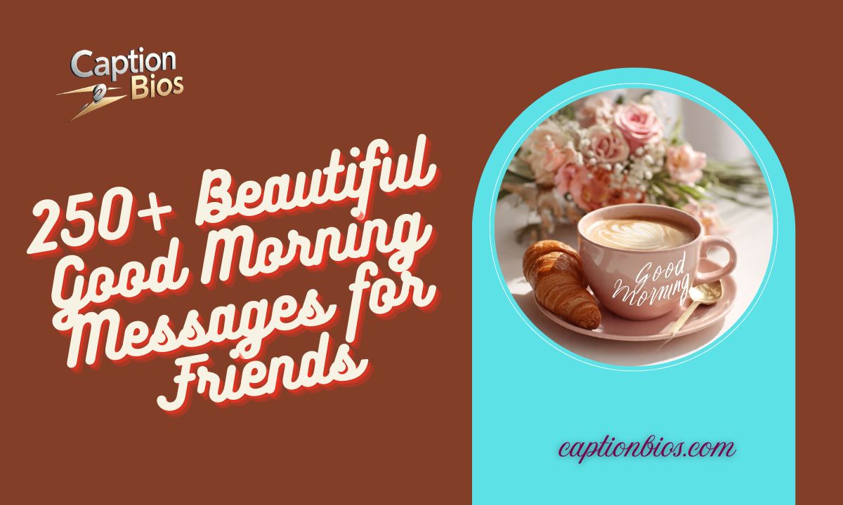 250+ Beautiful Good Morning Messages for Friends